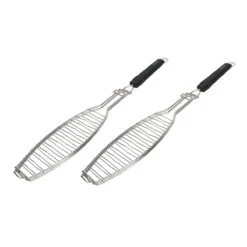 SANTOS Fischbräter Edelstahl 61,5 Cm - 2er-Set -GrillMeister Geschäft 044501425717e5edd1357362980aad24