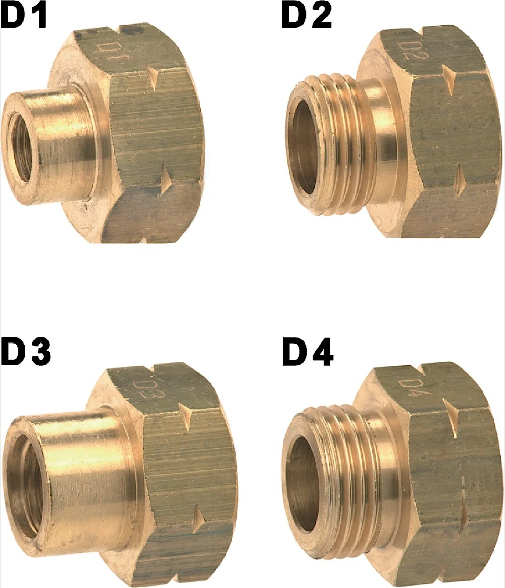 Euro-Füll-Set "D" Füll-Stutzen D1-D4 Im Kunststoff-Beutel 3 Euro-Füll-Set "D" Füll-Stutzen D1-D4 Im Kunststoff-Beutel