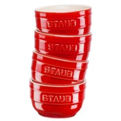 STAUB Förmchenset, 4-tlg, Kirsch-Rot