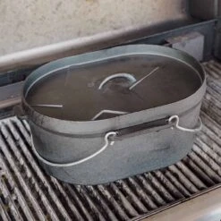 SANTOS Kastenform Oval Mit Deckel, Gusseisen, 42 X 31 Cm -GrillMeister Geschäft 393bb6a5f68bc343b49aa04b347c67be