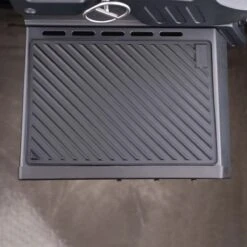 SANTOS S-518 Mit Seiten- Und Heckbrenner, Schwarz, Inkl. Drehspieß, Rostheber & Silikonablage & Graviertes ZWILLING Pro Messer -GrillMeister Geschäft 397b4e36c7a21d15357167a35575e6e7