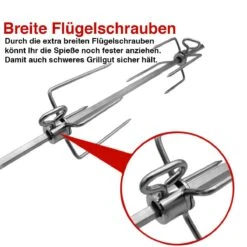 SANTOS Magnetischer Drehspieß Für Weber Spirit 300er Alt Bis 2019 -GrillMeister Geschäft 660867cb18f509664a06b31af8282c12