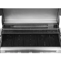 SANTOS S-518 Mit Seiten- & Heckbrenner, Edelstahl Inkl. Drehspieß, Rostheber & Silikonablage & Graviertes ZWILLING Pro Messer -GrillMeister Geschäft 7db3ec2c68596bc6680688ccd3495e01