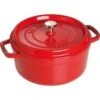 STAUB Cocotte, 24 Cm | Kirsch-Rot | Rund | Gusseisen -GrillMeister Geschäft 84b04b12f137726f2882fbeac8cc06f6