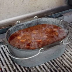 SANTOS Kastenform Oval Mit Deckel, Gusseisen, 42 X 31 Cm -GrillMeister Geschäft a94c9845f09bae598e98ab26e127f359