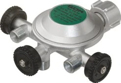 GOK Gasregler 1kg/h 50mbar PS16bar KLF X 2-abg. G1/4LH-KN