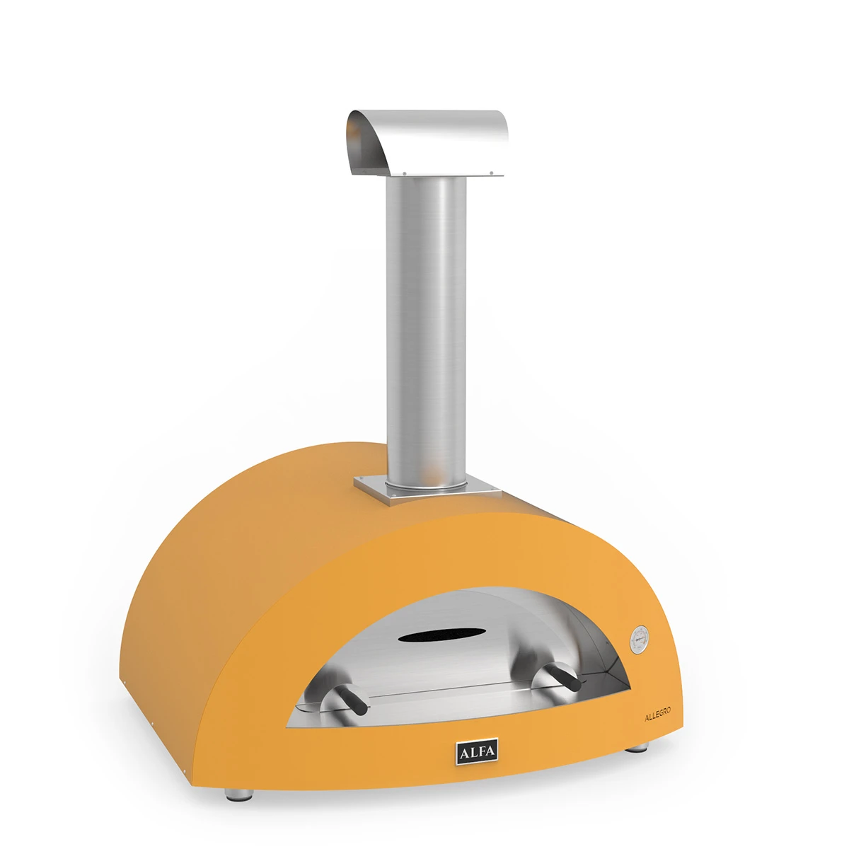 Alfa Forni Holz-Pizzaofen Allegro Moderno Gelb 5 Alfa Forni Holz-Pizzaofen Allegro Moderno Gelb – Bild 3