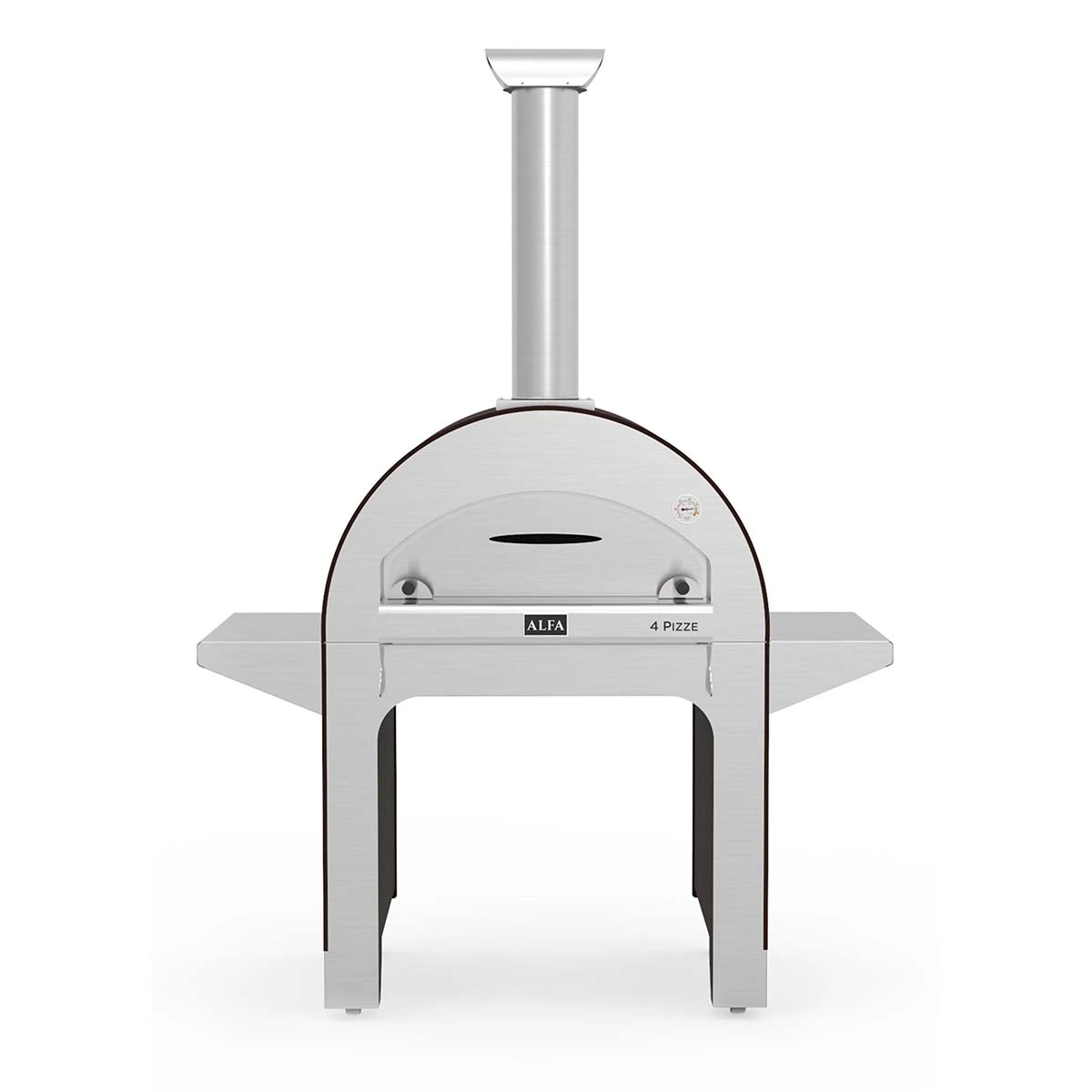Alfa Forni Pizzaofen 4 Pizze Mit Stand, Holz, Kupfer 4 Alfa Forni Pizzaofen 4 Pizze Mit Stand, Holz, Kupfer – Bild 2