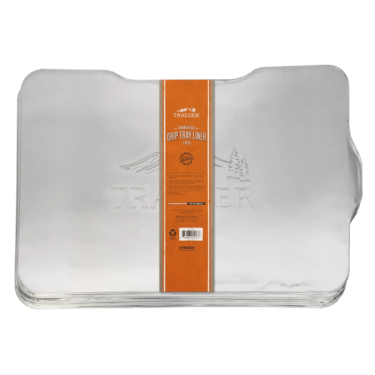 Traeger Alublech Schutzfolie Für Ironwood 650, 5er Pack 3 Traeger Alublech Schutzfolie Für Ironwood 650, 5er Pack