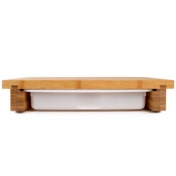 Cleenbo Classic Schneidebrett Bambus Mit Kunststoffwanne -GrillMeister Geschäft cleenbo classic bamboo xl e36f400f215e86199db3f2af64c71057
