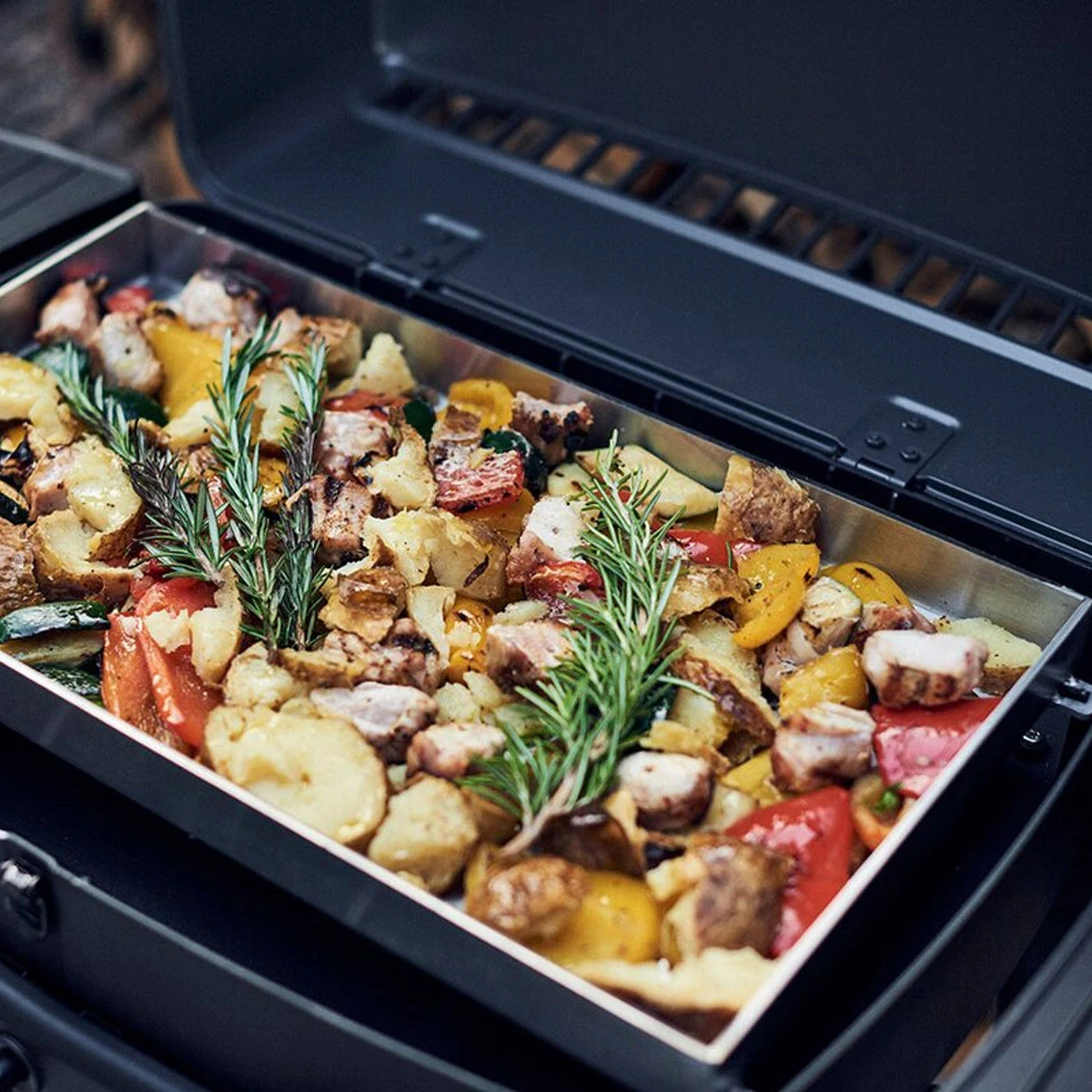 Enders Edelstahl-Grillpfanne Für Urban- Und Explorer Next-Serie 4 Enders Edelstahl-Grillpfanne Für Urban- Und Explorer Next-Serie – Bild 2