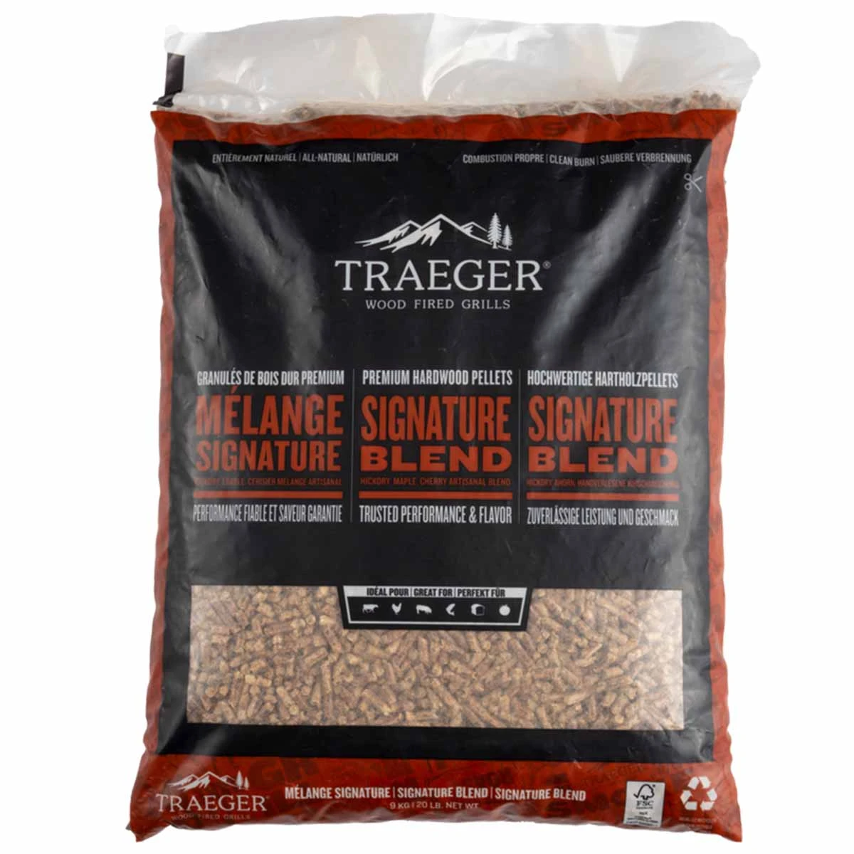 Traeger Hartholz Pellets Signature Blend, 9 Kg 3 Traeger Hartholz Pellets Signature Blend, 9 Kg