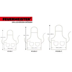 Feuermeister Lederschürze In Braun Mit Taschen, Gr. 2