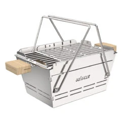 Knister Grill Premium – Tragbarer Holzkohlegrill Aus Edelstahl -GrillMeister Geschäft knister grill premium tragbarer holzkohlegrill aus edelstahl 5104d1502915a6eb794585440fe4526f