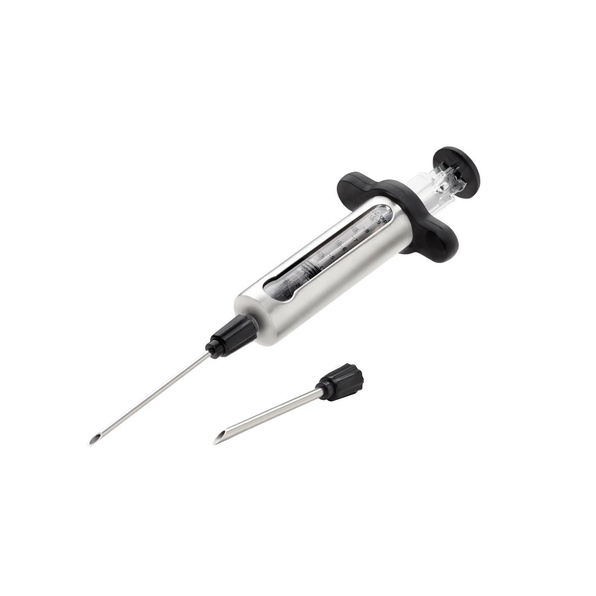 Napoleon Edelstahl-Marinaden Injektor Spritze Inkl. 2 Nadeln 6 Napoleon Edelstahl-Marinaden Injektor Spritze Inkl. 2 Nadeln – Bild 4