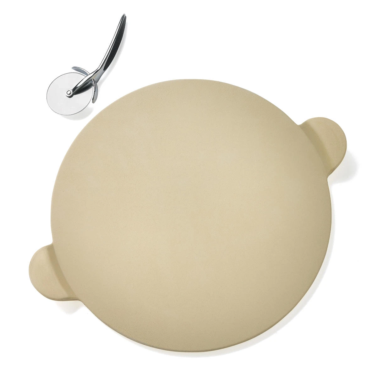 Napoleon PRO Pizzastein Mit Pizzaschneider, Ø 38 Cm 4 Napoleon PRO Pizzastein Mit Pizzaschneider, Ø 38 Cm – Bild 2