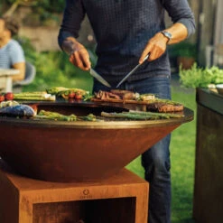 OFYR Feuerplatte Classic Storage Corten 100 -GrillMeister Geschäft ofyr feuerschale classic storage corten 100 01096c1d086a2dee5a3f07e437157d72
