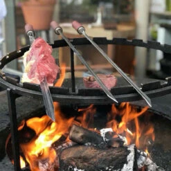 OFYR Grillspieße 105 Cm, 3 Stück -GrillMeister Geschäft ofyr grillspie e 105 cm 3 stueck 317e7d81f8fd3fa2d1abcb8c4746444a