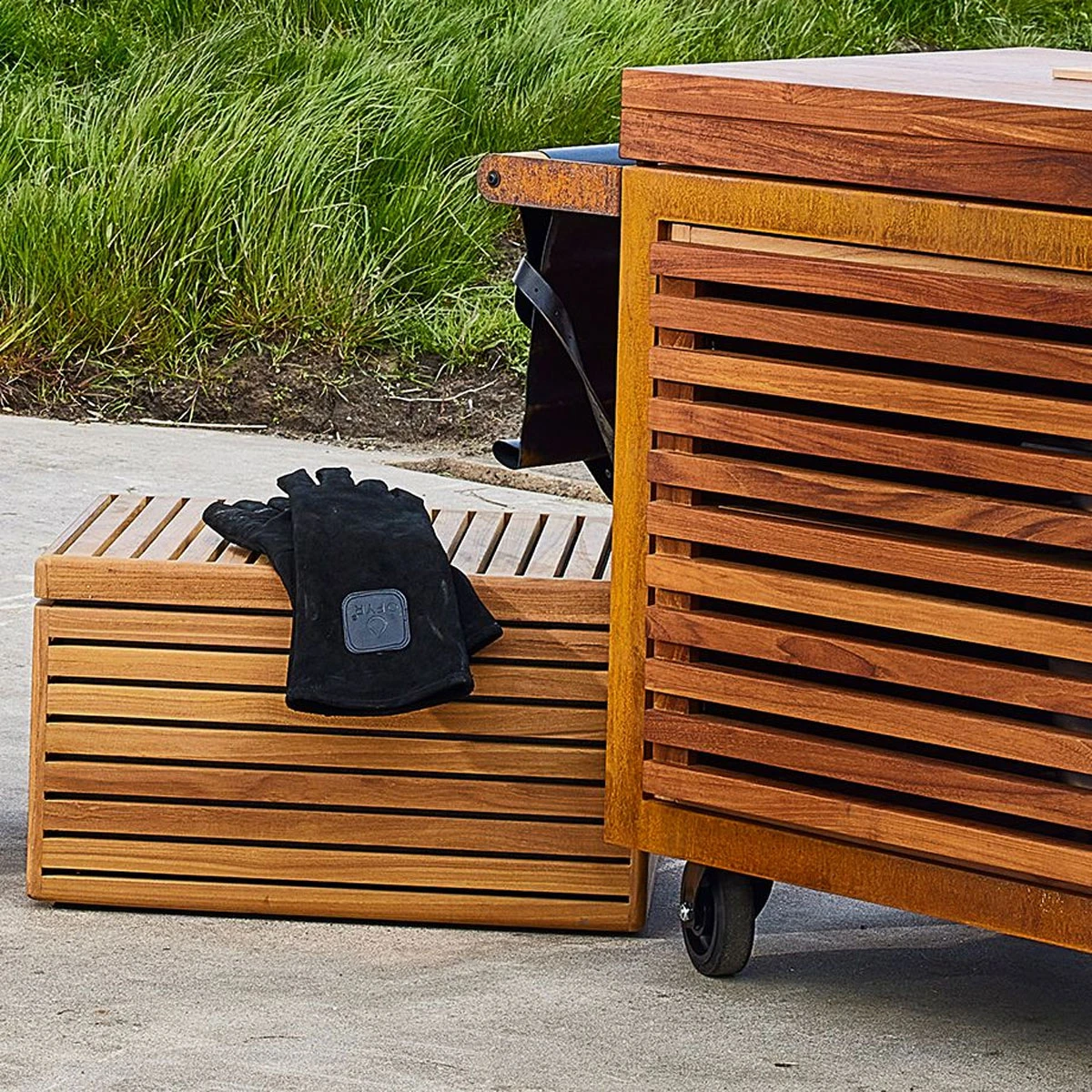 OFYR Handschuhe Wildleder Schwarz 4 OFYR Handschuhe Wildleder Schwarz – Bild 2