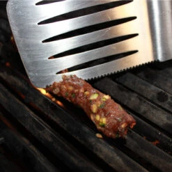 SANTOS 3-teiliges Grillbesteck, Edelstahl -GrillMeister Geschäft santos 3 teiliges set grillbesteck wender fleischgabel grillzange edelstahl 510ebf34d81e1a087fec81a0d54b90da