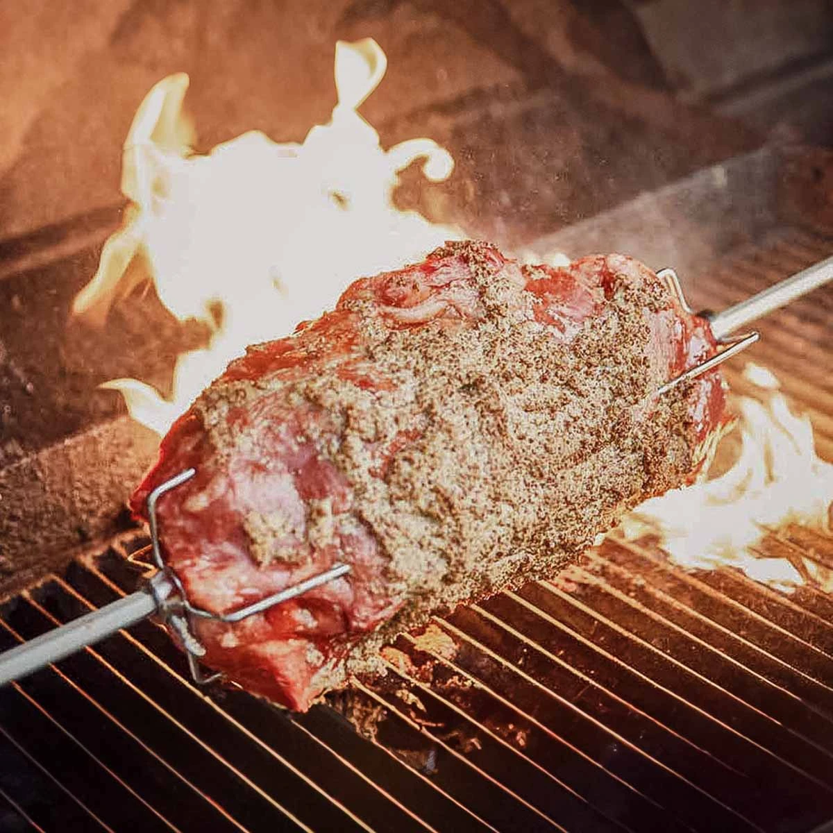 SANTOS Drehspieß Für Weber Genesis II 200er Und 300er 5 SANTOS Drehspieß Für Weber Genesis II 200er Und 300er – Bild 3