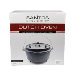 SANTOS Dutch Oven 12qt Mit Füßen 12 SANTOS Dutch Oven 12qt Mit Füßen -GrillMeister Geschäft santos dutch oven 12qt mit fue en 47a606cf563b7c9409f7e434a37f57eb