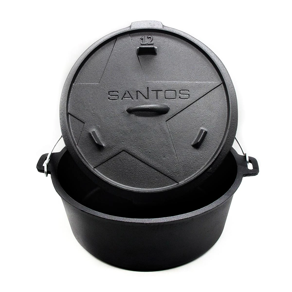 SANTOS Dutch Oven 12qt Ohne Füße 6 SANTOS Dutch Oven 12qt Ohne Füße – Bild 4