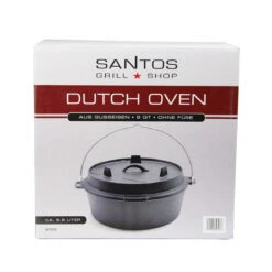 SANTOS Dutch Oven 6qt Ohne Füße -GrillMeister Geschäft santos dutch oven 6qt ohne fue e 018268ba08ed080c1e31b8b5ed7b69de