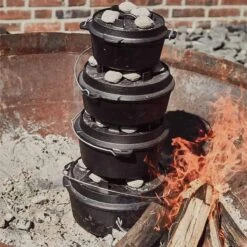 SANTOS Dutch Oven 3,7 Liter (4,5 Qt) Mit Füßen -GrillMeister Geschäft santos dutch oven ca 4 liter 4 5 qt mit fue en 9f9343a4e3d9bca0f47e4eddb8a47d0e