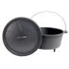 SANTOS Dutch Oven Feuertopf Schmortopf Camp Oven Ca. 8 Liter / 9 Qt Mit Füßen -GrillMeister Geschäft santos dutch oven feuertopf schmortopf camp oven ca 8 liter 9 qt mit fue en cd66dd04cfc400ae183886417910af49