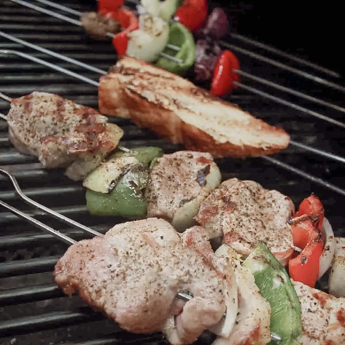 SANTOS Edelstahl Doppelspieße 8 Stück 10 SANTOS Edelstahl Doppelspieße 8 Stück – Bild 8