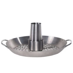 SANTOS Geflügelhalter Hähnchenbräter Gemüsekorb Edelstahl 3-teilig, Ø 30 cm -GrillMeister Geschäft santos edelstahl gefluegelhalter d3e3c5ad5434b0b48a203f0c85ba67da