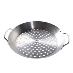 SANTOS Geflügelhalter Hähnchenbräter Gemüsekorb Edelstahl 3-teilig, Ø 30 cm -GrillMeister Geschäft santos edelstahl gefluegelhalter e55ac3c605c0589d862ab1b295a86f84