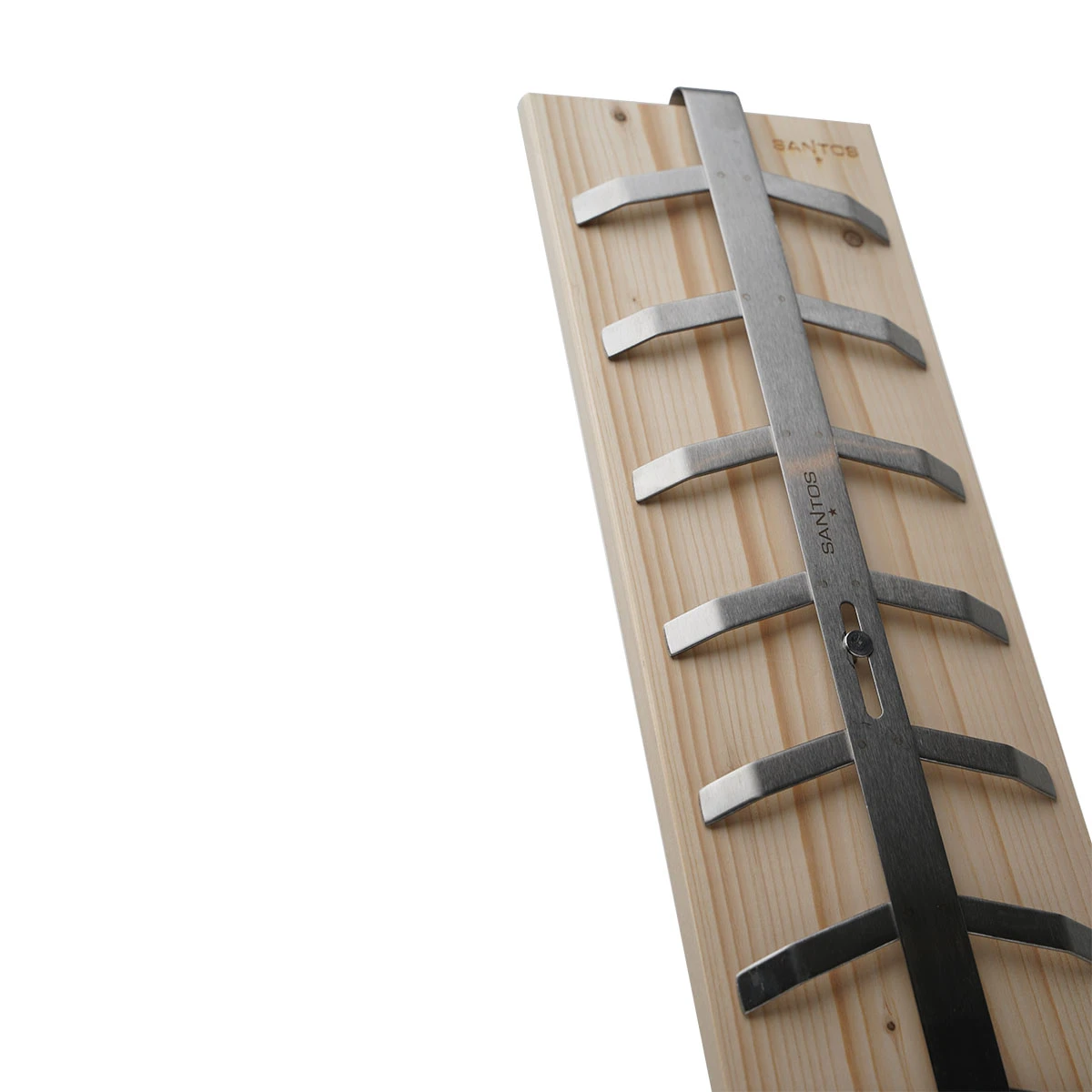 SANTOS Flammlachshalter Aus Edelstahl Inkl. Flammlachsbrett Aus Zedernholz 13 SANTOS Flammlachshalter Aus Edelstahl Inkl. Flammlachsbrett Aus Zedernholz – Bild 11