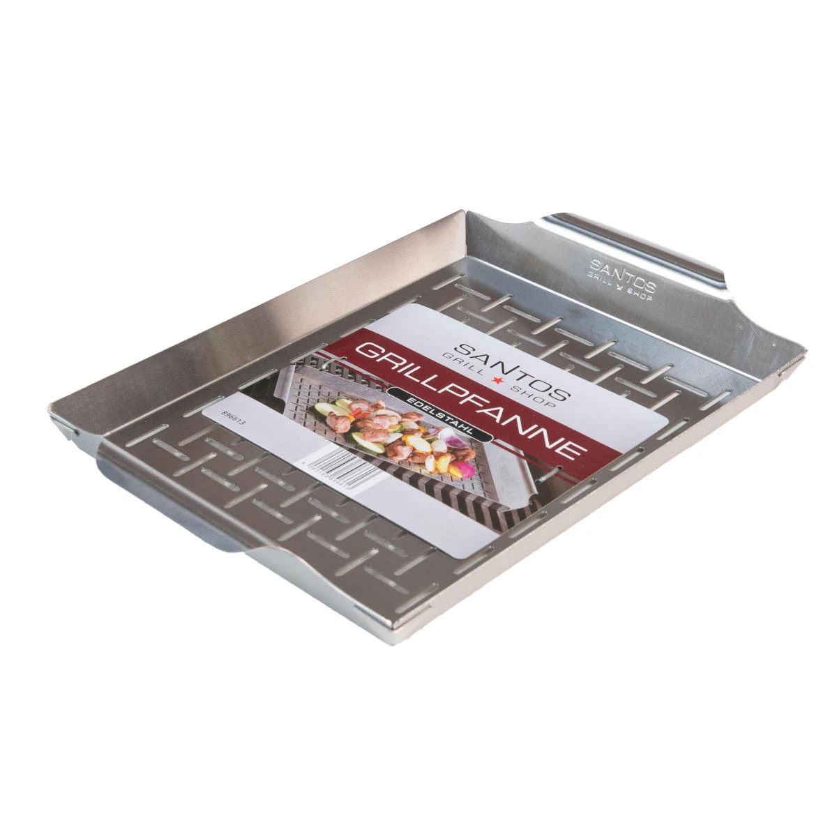 SANTOS Gemüsekorb M / Grillpfanne Edelstahl, 33 X 22,4 cm 5 SANTOS Gemüsekorb M / Grillpfanne Edelstahl, 33 X 22,4 cm – Bild 3