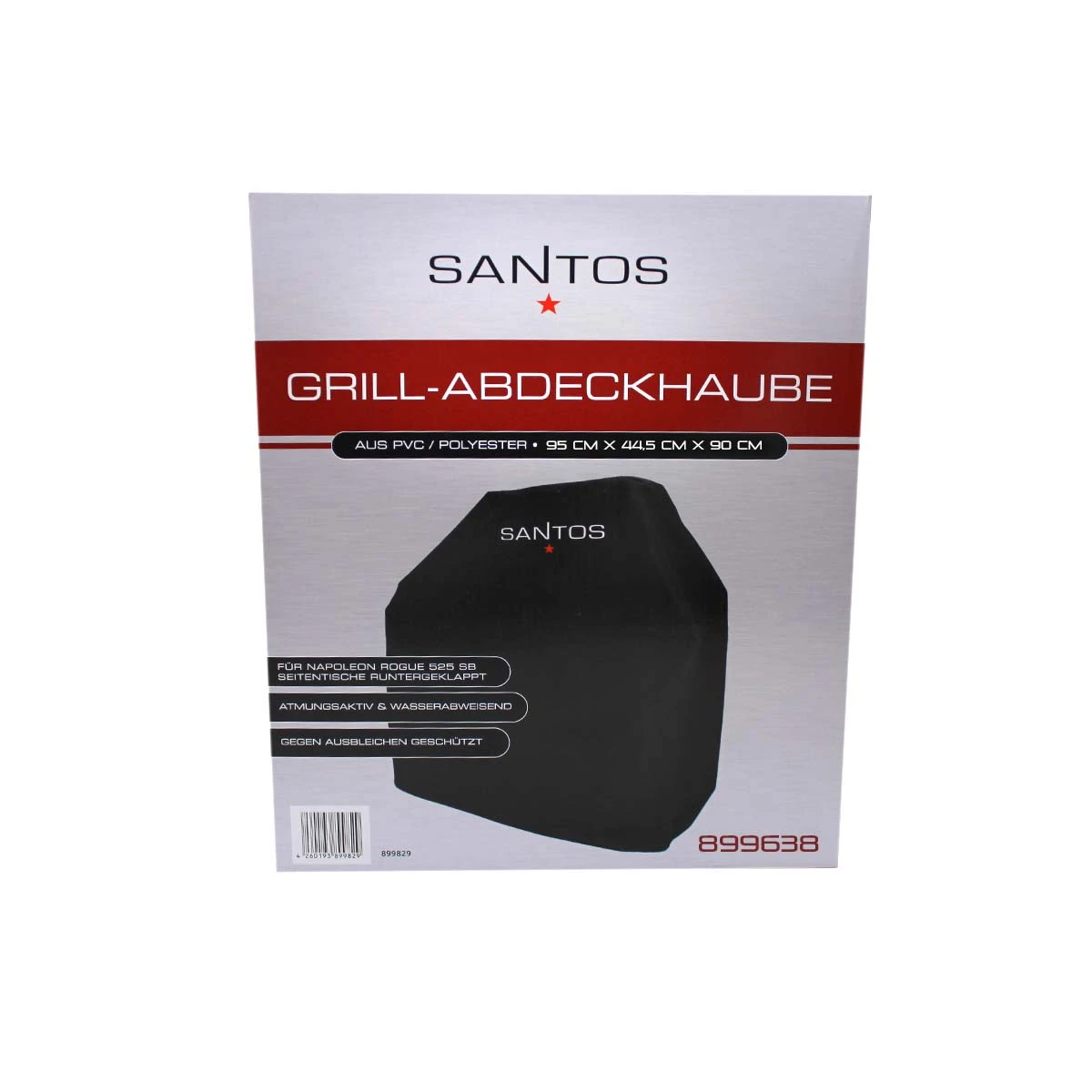 SANTOS Grill Abdeckhaube, PVC / Polyester, 95 X 44,5 X 90 Cm 3 SANTOS Grill Abdeckhaube, PVC / Polyester, 95 X 44,5 X 90 Cm