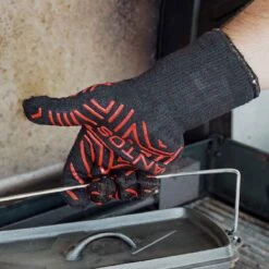 SANTOS Grillhandschuh (Paar) Hitzebeständig Bis 500°C, Gr. XL -GrillMeister Geschäft santos grillhandschuh paar xl 5991b75479b6d257e6884aef7b837b5a