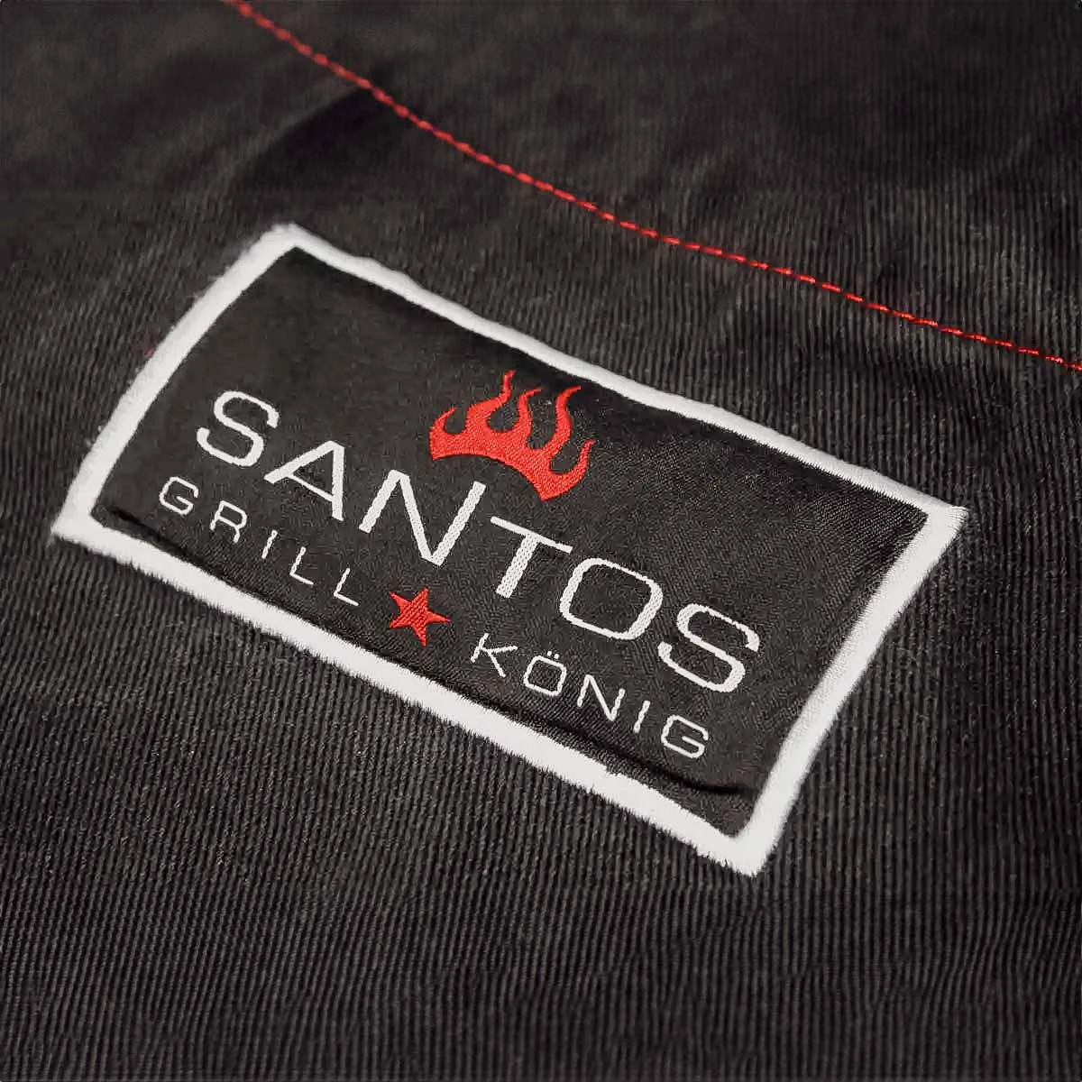 SANTOS Grillschürze „Grillkönig", Baumwolle 4 SANTOS Grillschürze „Grillkönig", Baumwolle – Bild 2