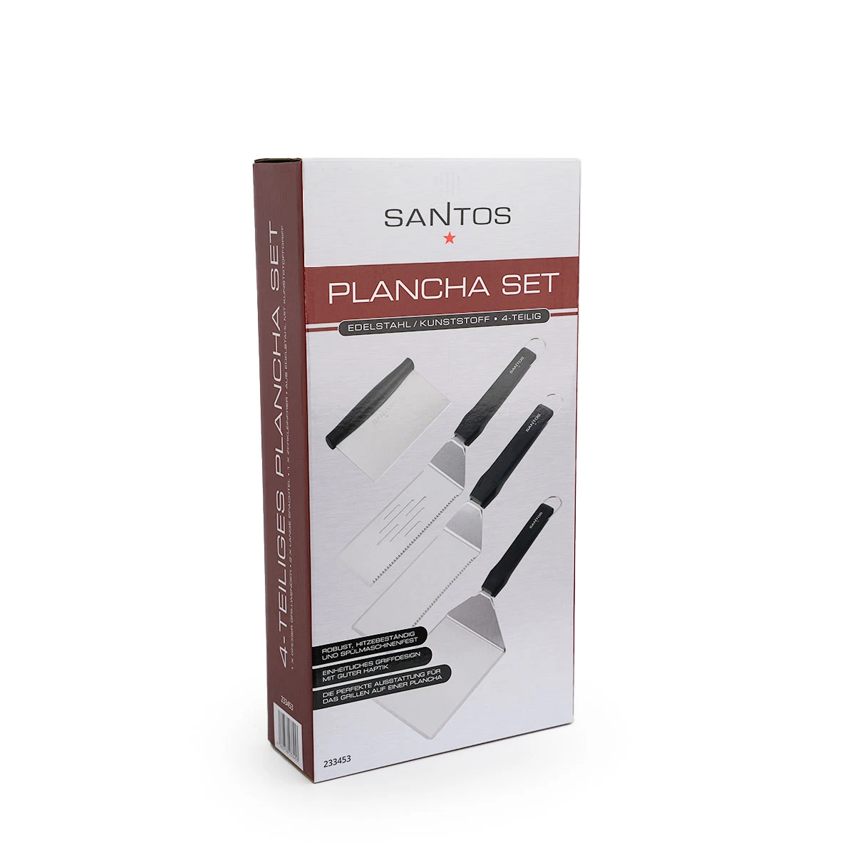 SANTOS Grillspachtel Plancha-Set, 4-teilig 4 SANTOS Grillspachtel Plancha-Set, 4-teilig – Bild 2