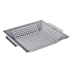SANTOS Gemüsekorb XL / Grillwok Edelstahl, 30,5 X 30,5 cm -GrillMeister Geschäft santos grillwok edelstahl 30 5 x 30 5 e3d6c8bd19a92f93116102eea033760c