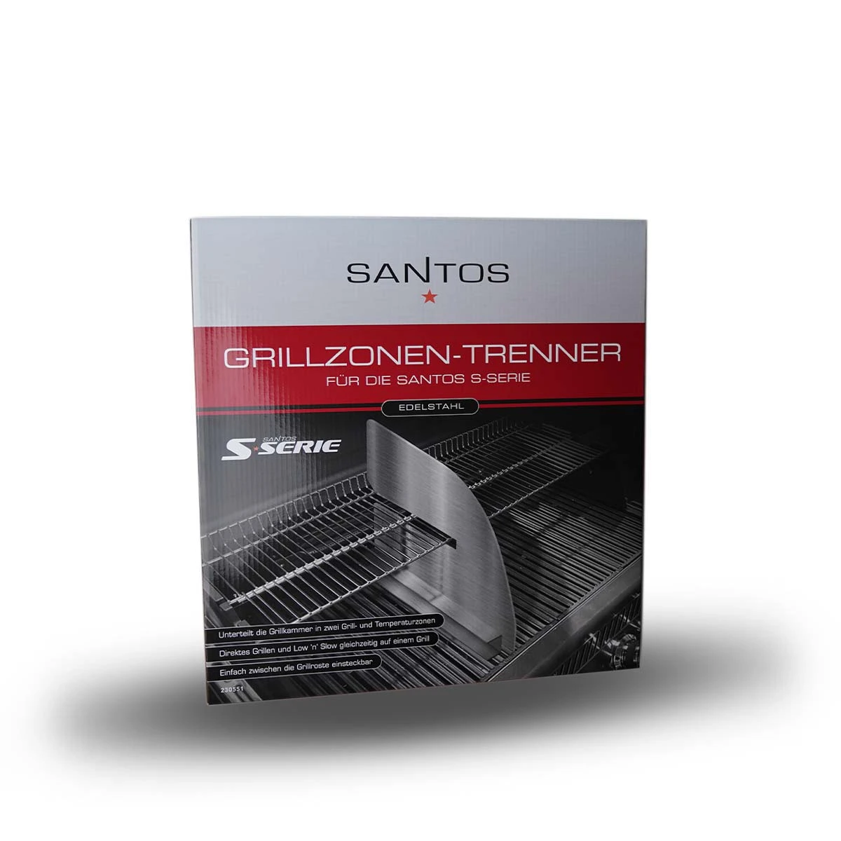 SANTOS Grillzonen Trenner Für SANTOS S-Serie, Flammbrücke Hinten 6 SANTOS Grillzonen Trenner Für SANTOS S-Serie, Flammbrücke Hinten – Bild 4