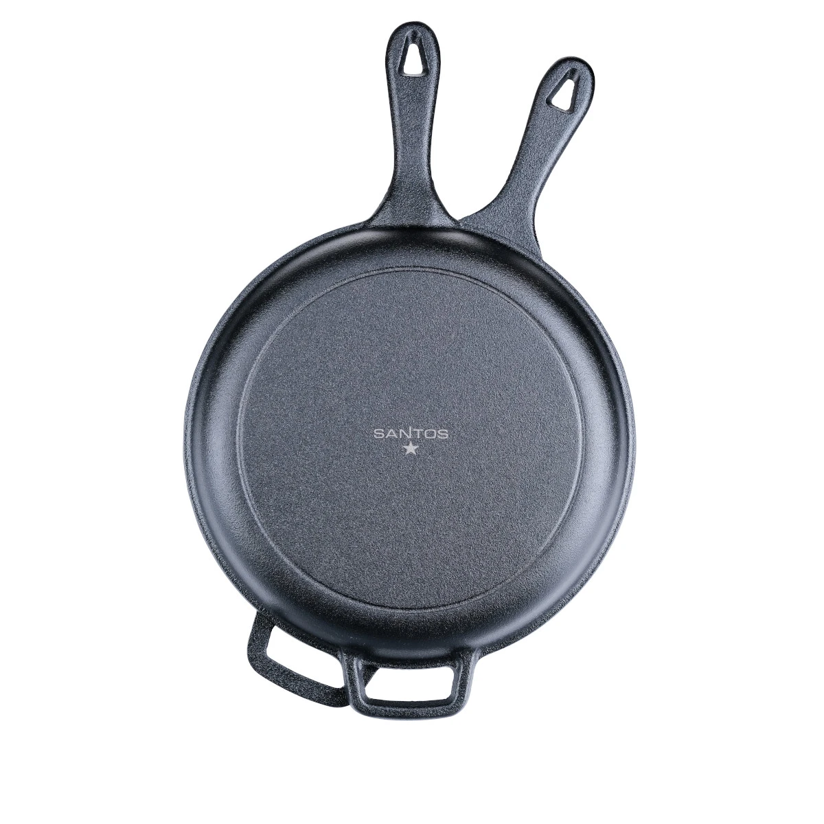 SANTOS Pfannenset 2-teilig Gusseisen, Ø 27 Cm 7 SANTOS Pfannenset 2-teilig Gusseisen, Ø 27 Cm – Bild 5