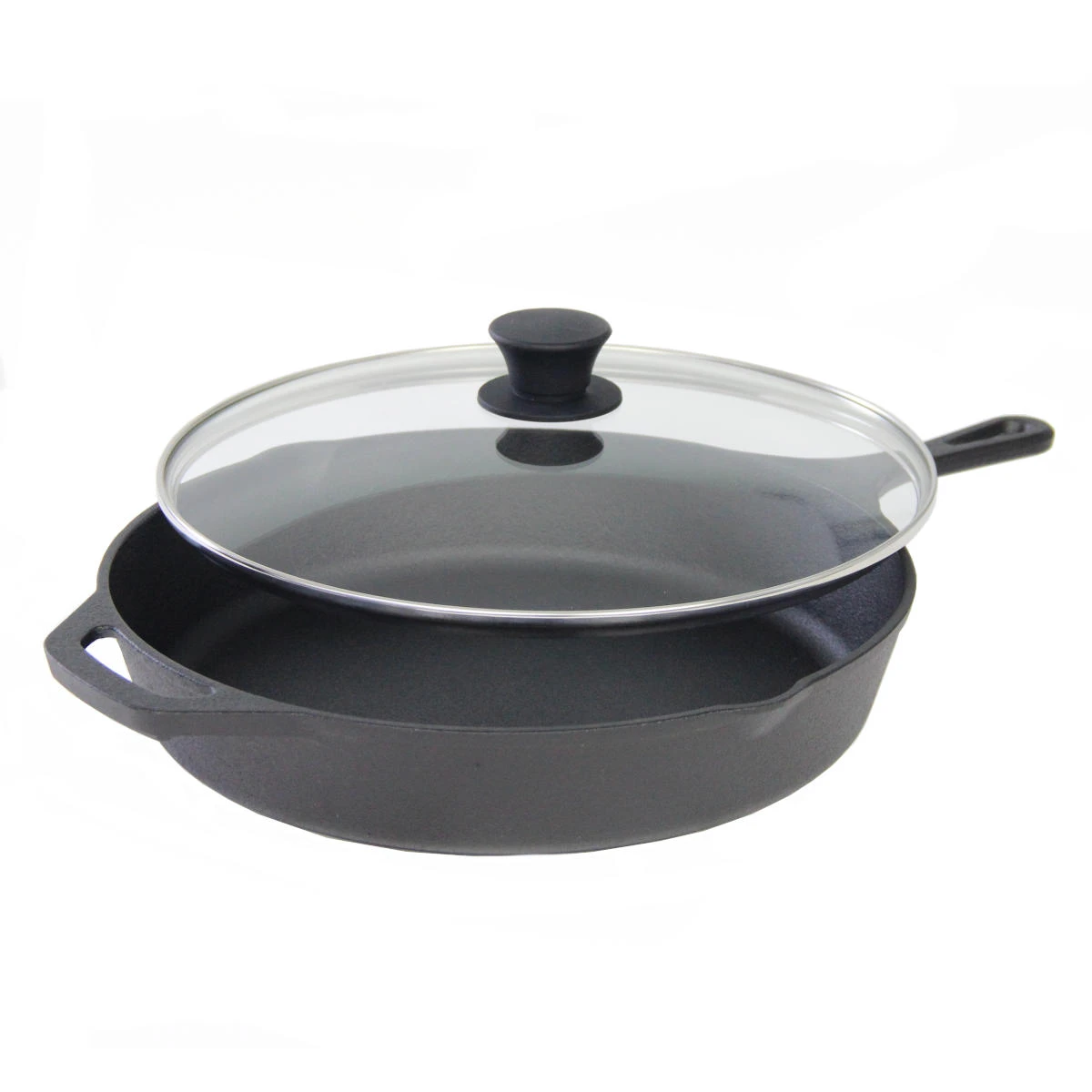 SANTOS Gusseiserne Pfanne Mit Deckel, Ø 30 Cm 3 SANTOS Gusseiserne Pfanne Mit Deckel, Ø 30 Cm