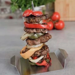 SANTOS Gyrosspieß Vertikal Edelstahl, 3-teilig -GrillMeister Geschäft santos gyrosspie vertikal edelstahl 3 teilig 6dda09276c461f09c9ab7c7fb3ca90ae