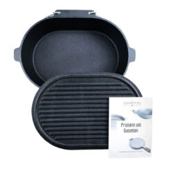 SANTOS Kastenform Oval Mit Deckel, Gusseisen, 42 X 31 Cm -GrillMeister Geschäft santos kastenform oval mit deckel gusseisen 42 x 31 cm 0abb06301222291c8b728d02ed6e5f41