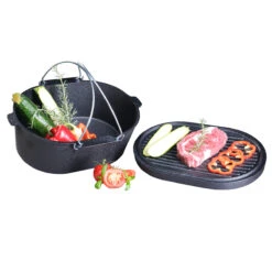 SANTOS Kastenform Oval Mit Deckel, Gusseisen, 42 X 31 Cm -GrillMeister Geschäft santos kastenform oval mit deckel gusseisen 42 x 31 cm 8f9fddc3813b96c8b1022acd050fc6fd