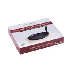 SANTOS Pfanne Gusseisen Inkl. Tablett & Griff, Ø 22cm -GrillMeister Geschäft santos pfanne gusseisen inkl tablett griff 22cm de271d751e309ca17e7bb354b4a527a7