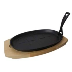 SANTOS Pfanne Gusseisen Inkl. Tablett & Griff, 27,3 X 18,7 Cm -GrillMeister Geschäft santos pfanne gusseisen inkl tablett griff 27 3 x 18 7 cm 90be32c6e9b7407be3feff97aa29072b