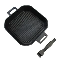 SANTOS Gusseisenpfanne Mit Abnehmbaren Griff 20 X 20 Cm -GrillMeister Geschäft santos pfanne mit abnehmbaren griff 20 x 20 cm 9d7228d8be5534499bd9c4b9fb077931