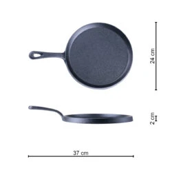 SANTOS Pfannkuchen-Pfanne Gusseisen Ø 24 Cm -GrillMeister Geschäft santos pfannkuchen pfanne gusseisen 24 cm 465cd5f2b04526cdffca56b76c0fecbe